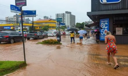 Fuertes lluvias provocan inundaciones en gran parte de regiones de Brasil