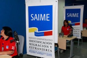 Saime anuncia suspensión temporal del servicio en oficinas de Caracas y La Guaira