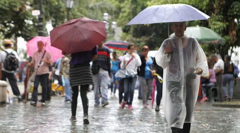 Lluvias y lloviznas dispersas se prevén en dos estados del país