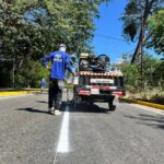 Demarcación vial fortalece ordenamiento de tránsito en Mariño