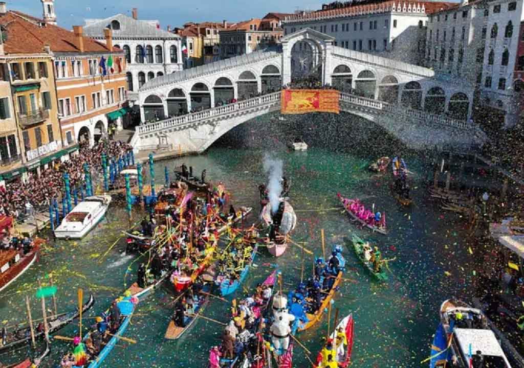 Carnaval de Venecia llegó a su fin tras jornadas de vistosos festejos
