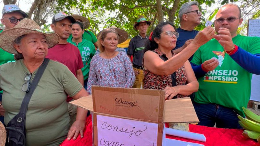 Poder Popular campesino elige sus vocerías por rubro