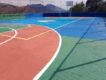 Cancha deportiva Valle Verde presenta avances en su infraestructura