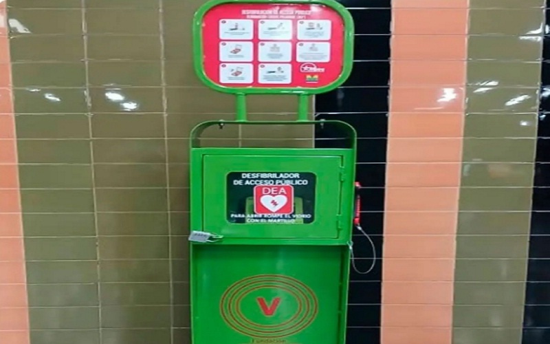 Tres estaciones del metro de Caracas cuentan con desfibriladores para atender emergencias cardíacas