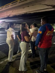 GBA inspecciona elevado de la Av. Maracay y descarta riesgo de colapso