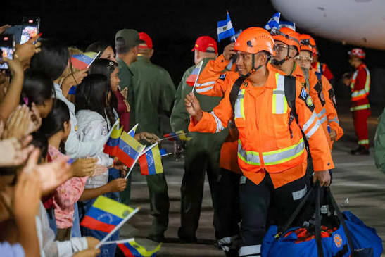 3.681 rescatistas de 30 países participan en labores de rescate