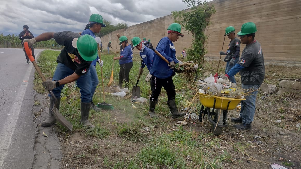 56 mil kilos de desechos sólidos han sido recolectados en vialidad de Aragua