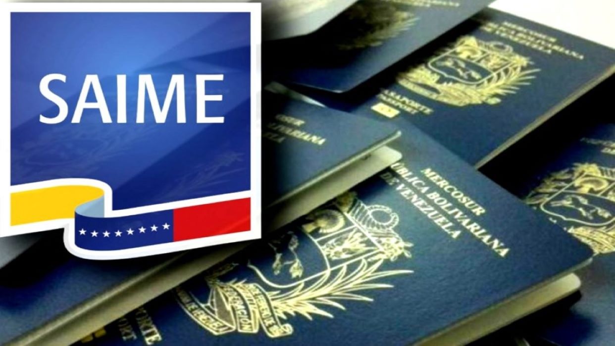 Saime reprograma citas para pasaporte asignadas entre 25JUN y 3JUL