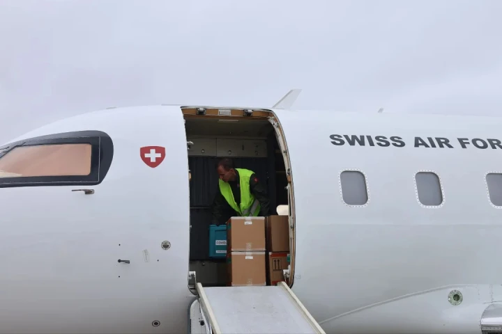 Suiza envió a Venezuela una tonelada de insumos médicos