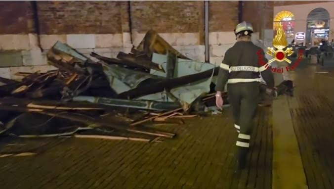 Tormenta causa daños estructurales y deja 40 heridos en esta en ciudad italiana