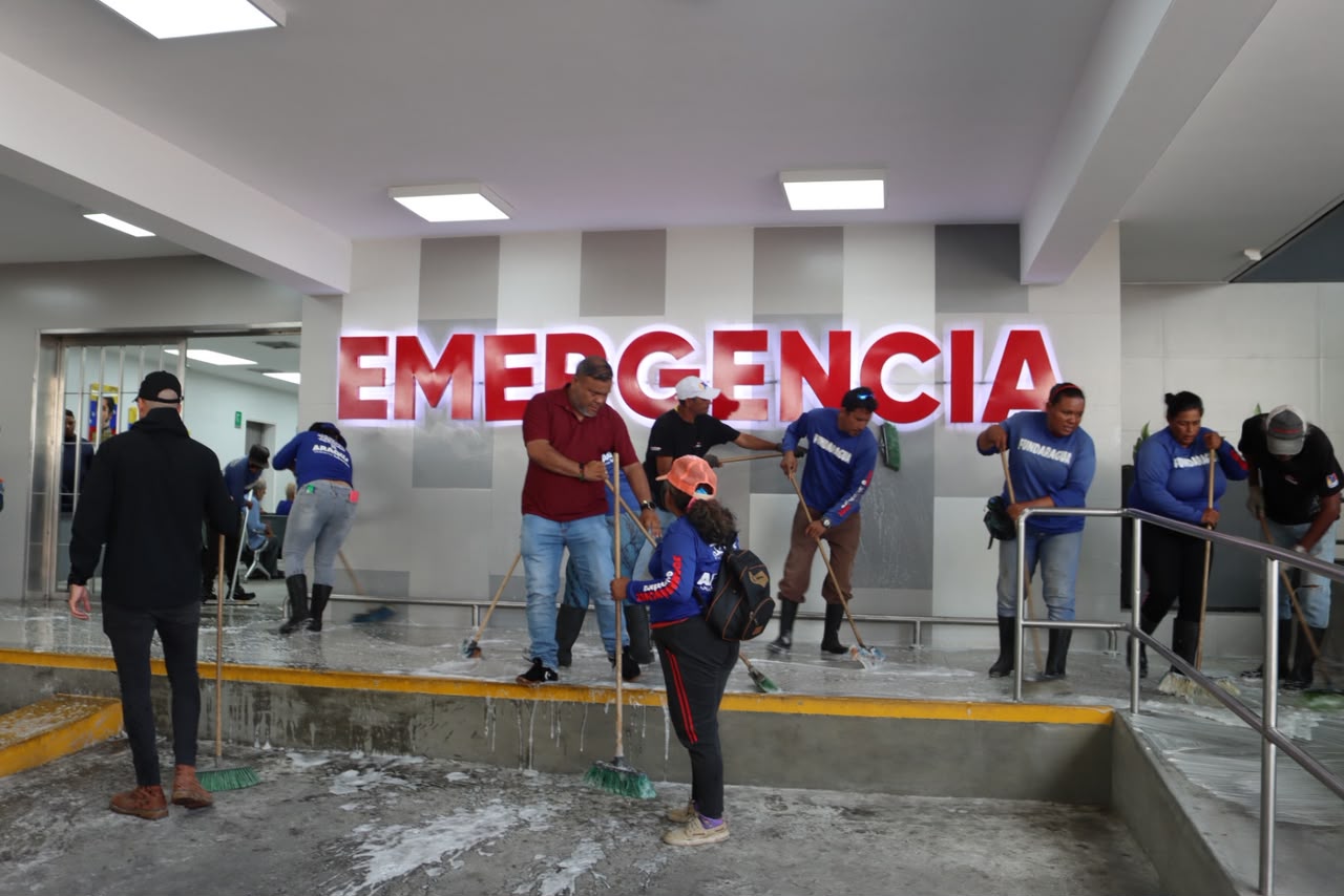 Realizada jornada de limpieza en el Hospital Central de Maracay