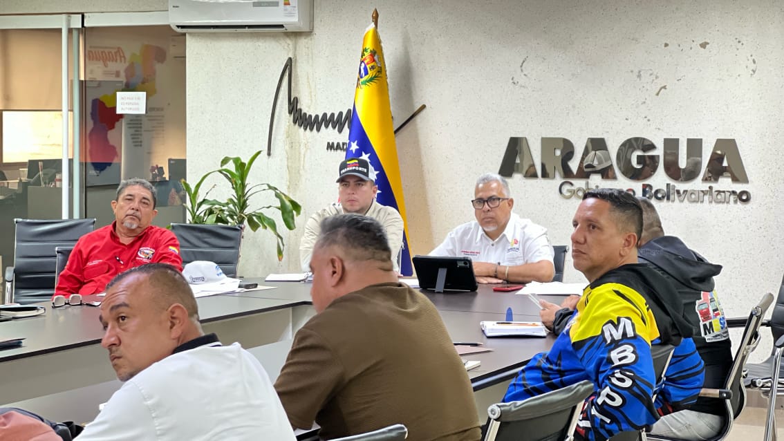 Gran Misión Transporte articulan estrategias para optimizar la movilidad en Aragua