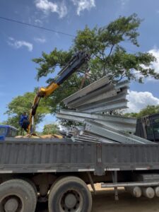 GBA intensifica montaje del puente de Guerra en la Troncal 11