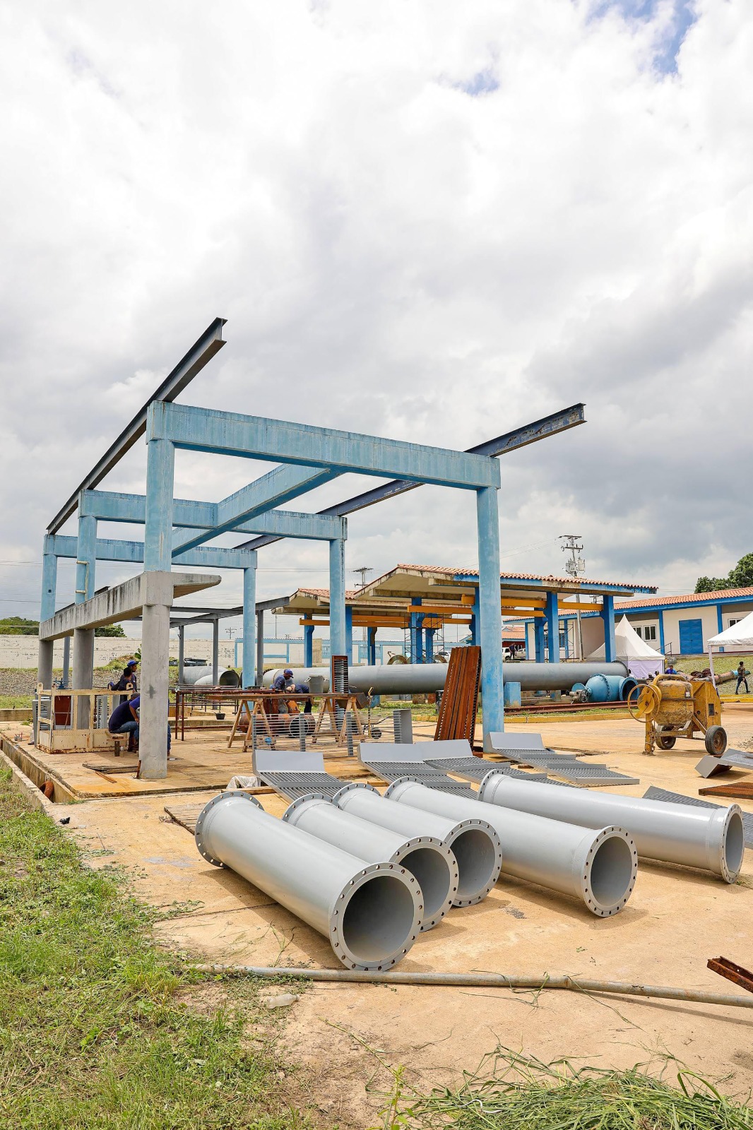 GBA anunció la reactivación de la Estación Bombeo de Aguas Residuales Camburito