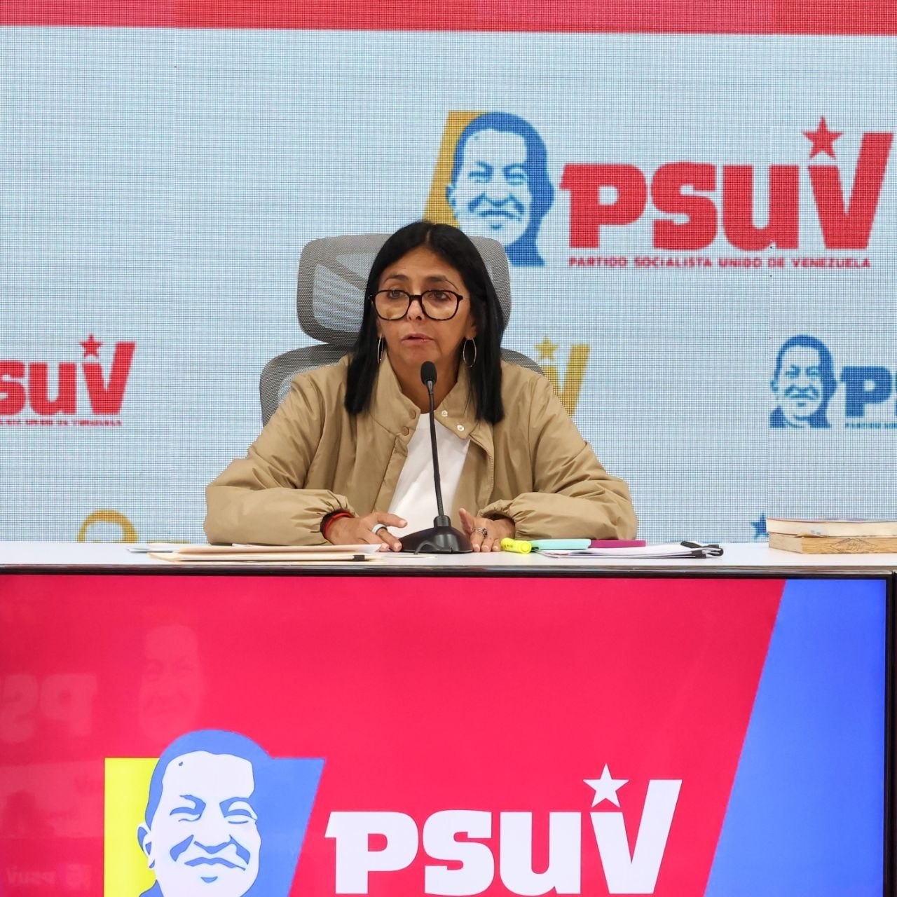 Presidenta Delcy Rodríguez lideró reunión con la dirección del PSUV y JPSUV