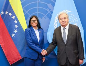 Presidenta Delcy Rodríguez se reunió con el secretario general Antonio Guterres, en la sede de Naciones Unidas