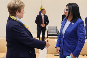 Presidenta Delcy Rodríguez se reúne con directora del FMI Kristalina Georgieva