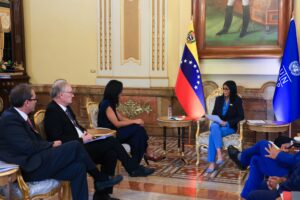Presidenta Delcy Rodríguez recibió a la Directora Regional del PNUD