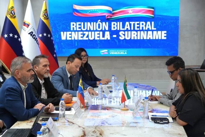 Venezuela y Suriname exploran oportunidades de intercambio comercial en el sector agrícola