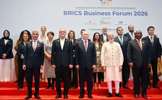 Inició la cumbre del BRICS en Nueva Delhi