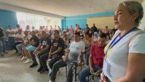Habitantes de Revenga atendieron el llamado con civismo