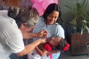 Aragua superó meta nacional de inmunización infantil contra la poliomielitis