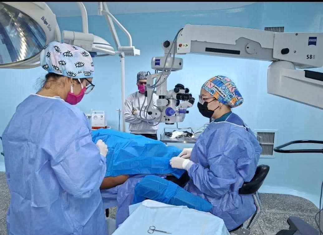 Aragüeños recuperan la visión gracias a jornadas de cirugías oftalmológicas gratuitas