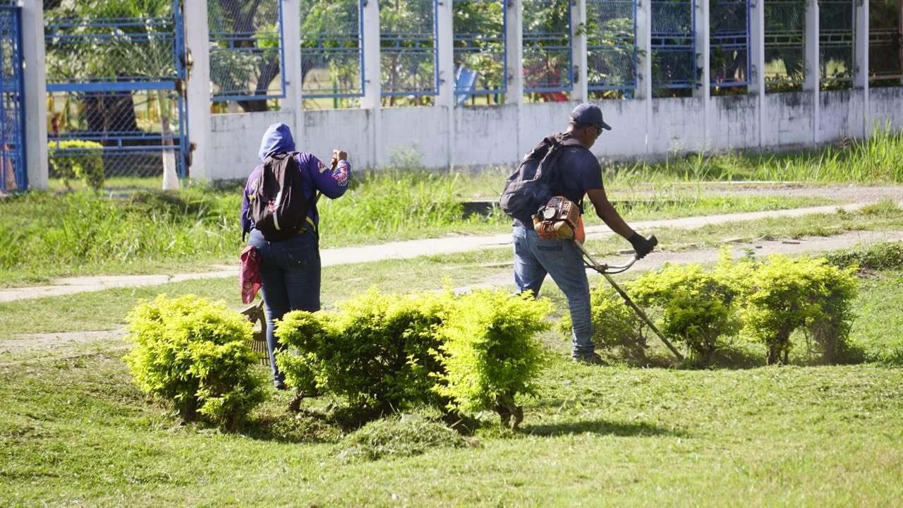 Lamas refuerza el mantenimiento de espacios públicos
