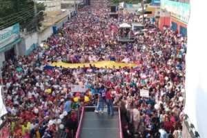 Pueblo de Carabobo se desborda en Guacara para recibir a la presidenta Delcy Rodríguez