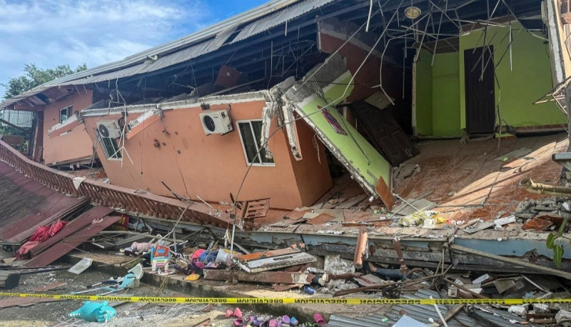 Emiten alerta por fuertes lluvias en zonas devastadas por el sismo en Panamá